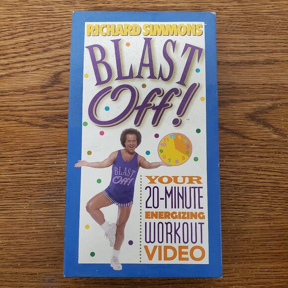 Media VHS Tape - Richard Simmons Blast Off 20 Minute Energizing Workout Video. - Picture 1 of 3